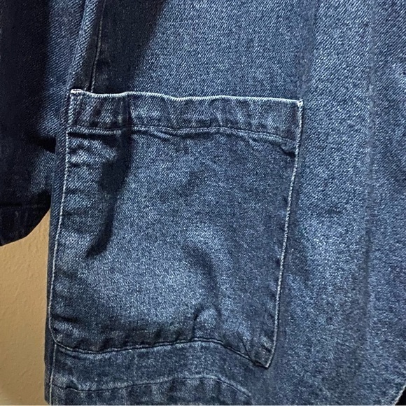 For You By Spiegel Jackets Blazer Women’s 2X Cotton Blue Jean‎ - Picture 8 of 14